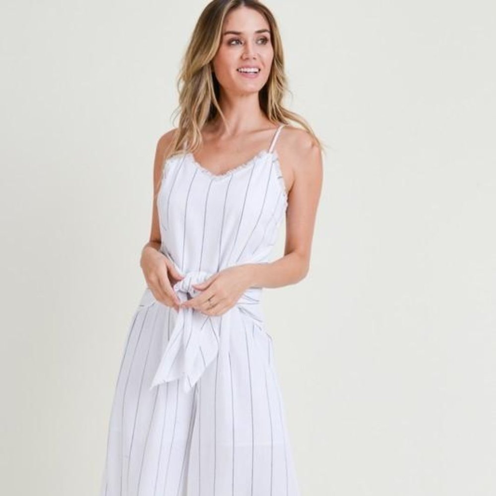 Linen/Cotton Cami Jumpsuit